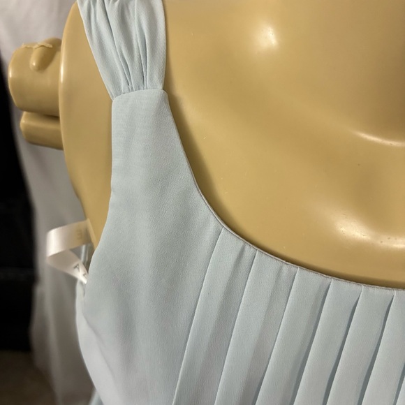 Azazie Sky Blue and Cream Fabric - Picture 12 of 16